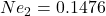 Ne_2=0.1476
