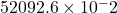 52092.6 \times 10^-2
