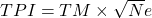 TPI=TM \times \sqrt Ne