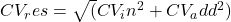 CV_res=\sqrt(CV_in^2+CV_add^2)