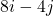 8i-4j