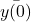 \bar{y(0)}