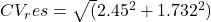 CV_res=\sqrt(2.45^2+1.732^2)