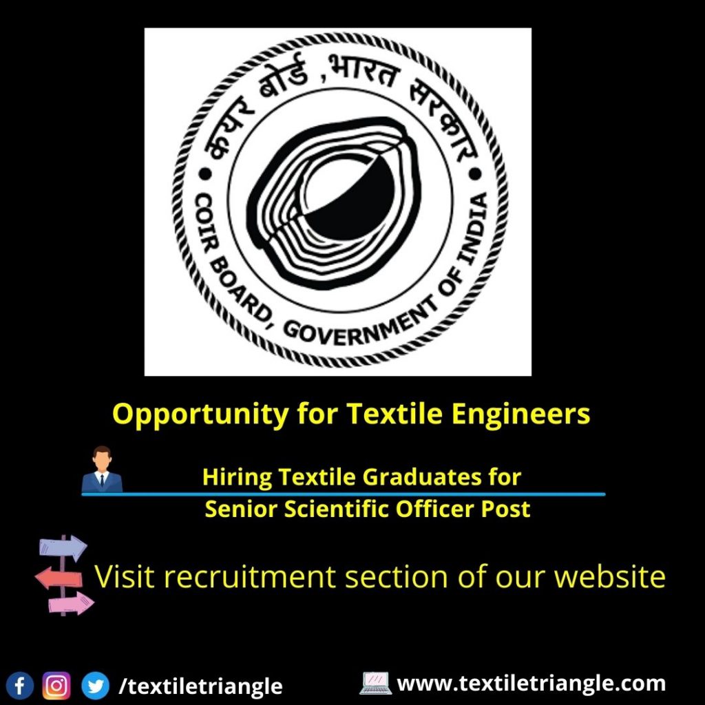 coir board recruitment textile job