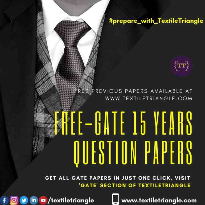 gate textile tf previous year question papers