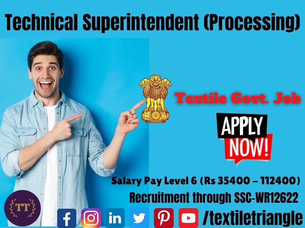 WR12622 SSC Textile technical superintendent