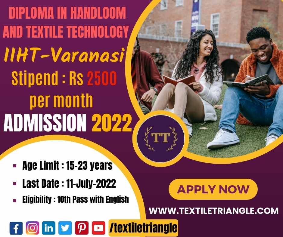 iiht varanasi textile diploma admission