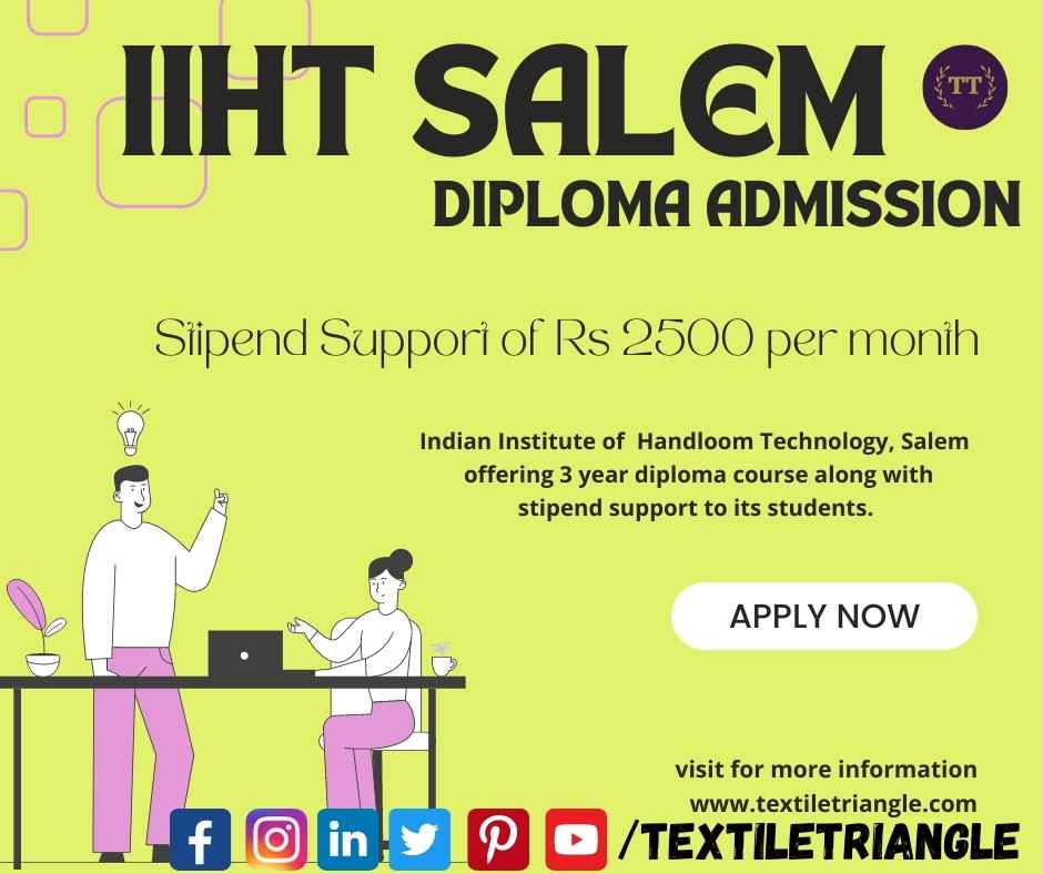 iih salem textile diploma admission