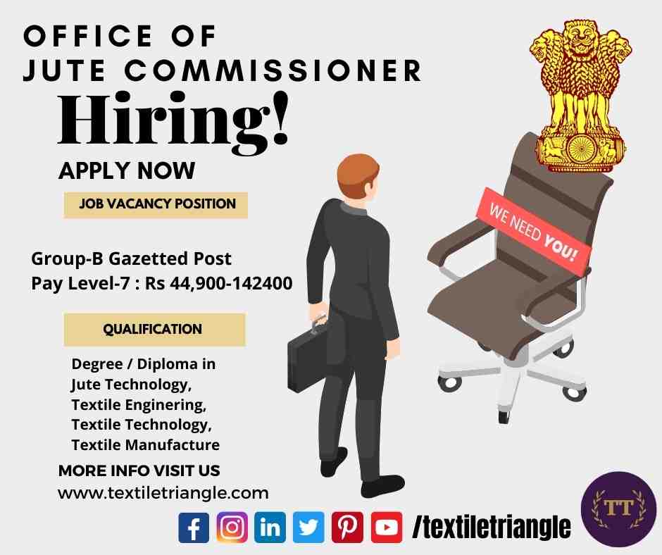 jute commissioner technical officer textile job