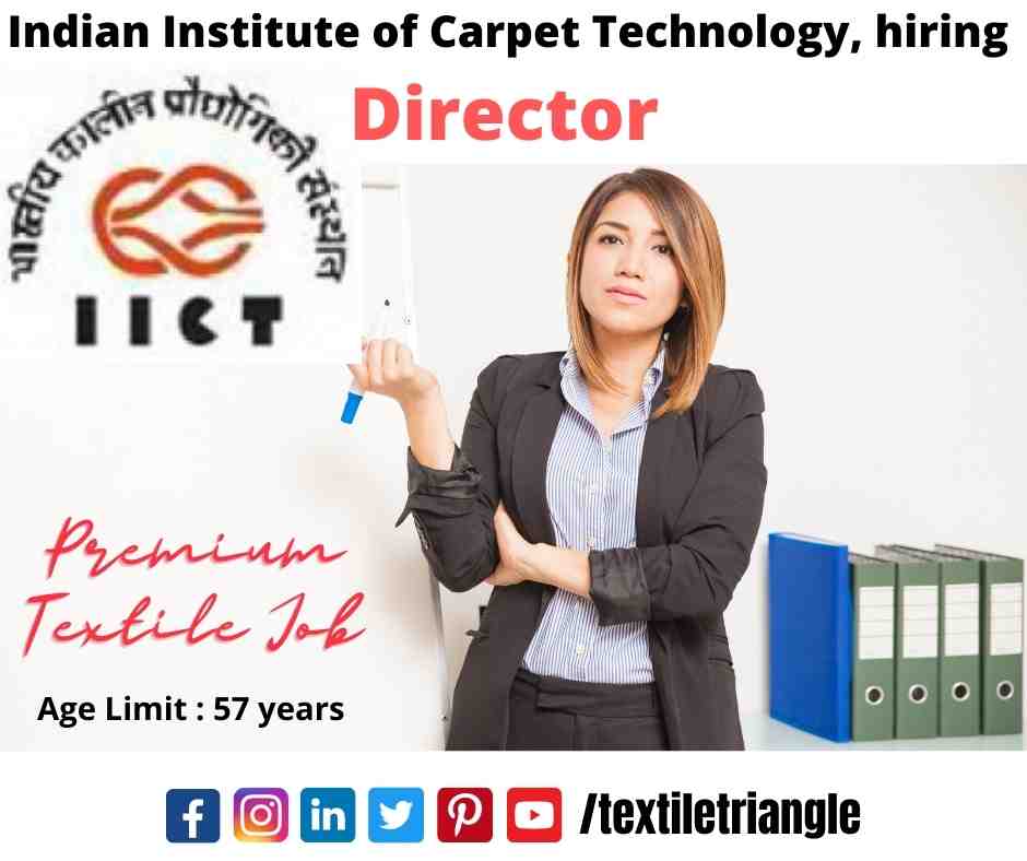 iict bhadohi director textile job