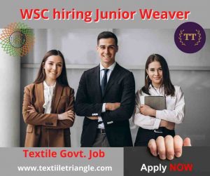 wsc junior weaver textile job
