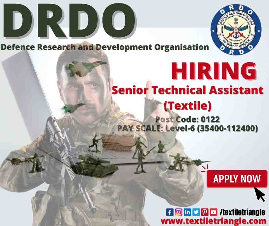 drdo ceptam sta textile job