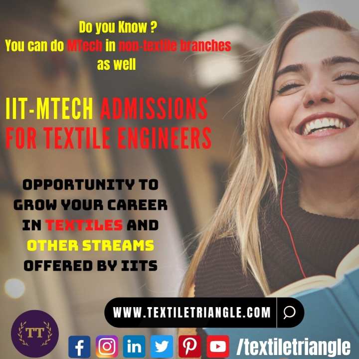 iit mtech textile admission