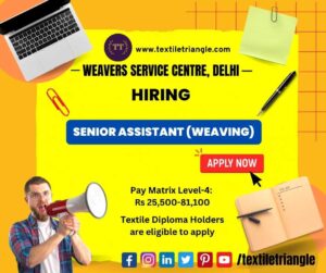 weavers service centre recruitment