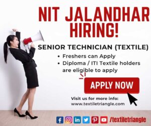 NIT Jalandhar Senior Technician Textile