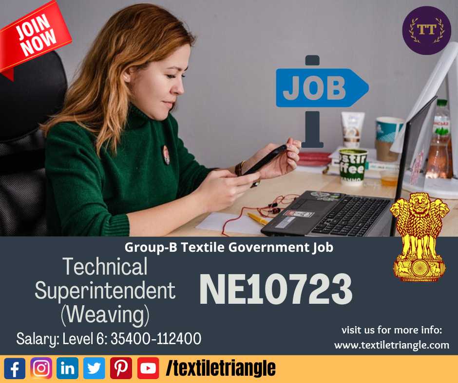 Technical Superintendent Weaving NE10723